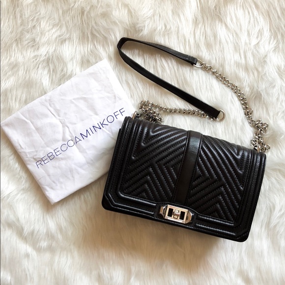 Rebecca Minkoff Handbags - Rebecca Minkoff Chevron Love Crossbody Bag